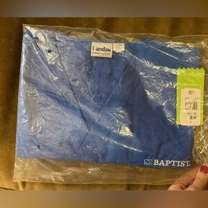 Landau Baptist monogram scrub top